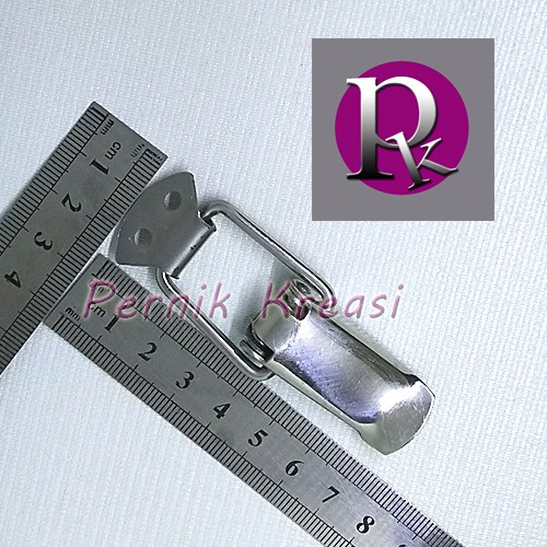 Hardcase koper stainless 40x15 mm Kaitan peti 1.5 inch stainless Overval kunci koper size M termurah