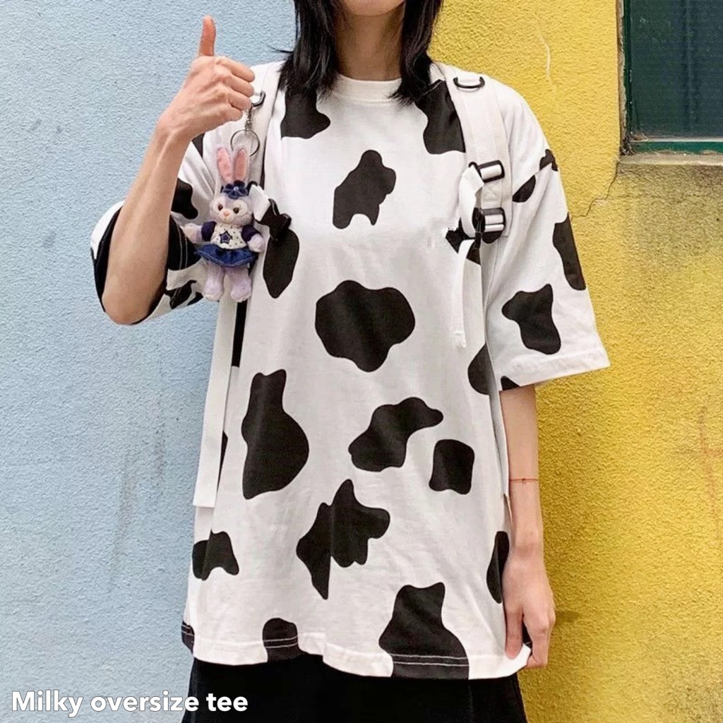 Milky oversize tee -Thejanclothes