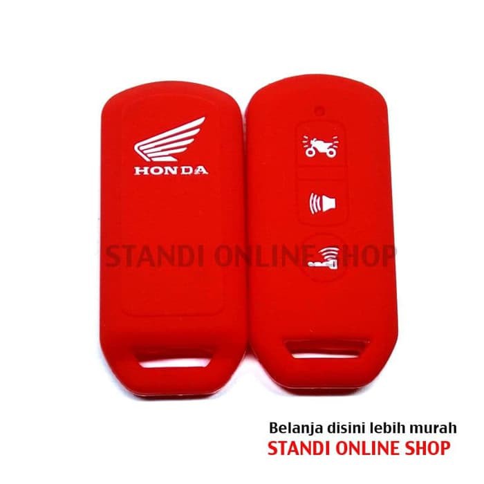 Kondom Remote Silikon Cover Honda All New PCX LED Lokal 2018 Merah