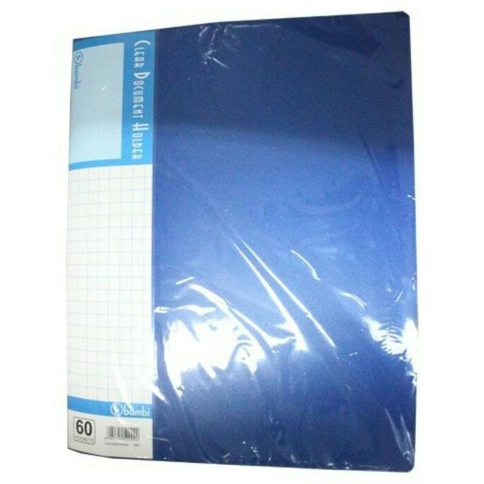

Office & Stationery | Document Organizer | Document Keeper/Clear Holder Folio Isi 60 Lembar Bambi | Best Seller