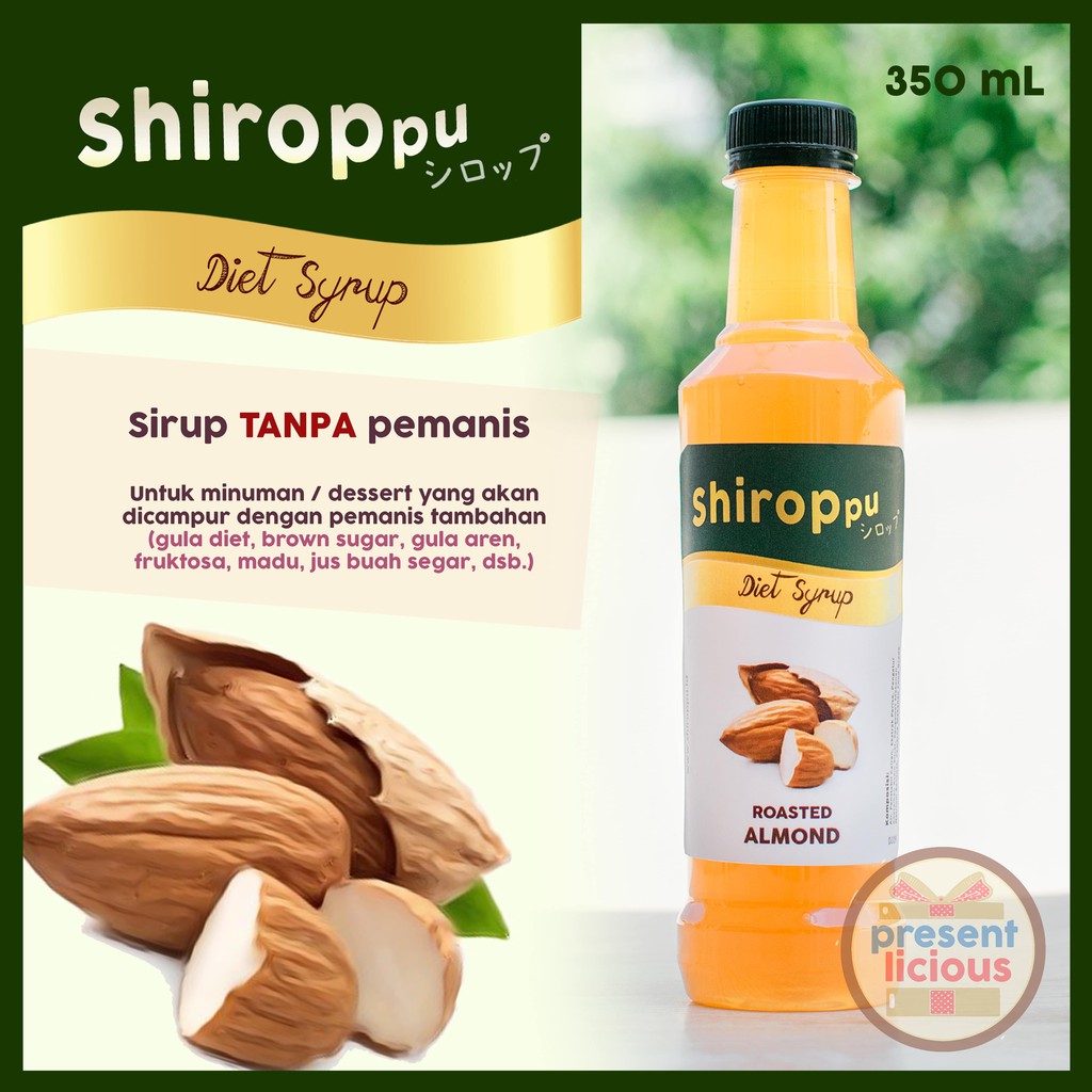 

Roasted Almond | Shiroppu Diet Syrup 350 mL | Sirup Rasa Roasted Almond