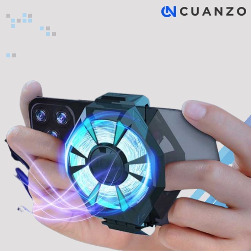 Smartphone Cooling Fan Kipas Heat Sink Rechargeable / Pendingin Hp Handphone Untuk Game Gaming Iphone X9 Realme Oppo Redmi Android Fan Holder / Kipas Angin Hp Gaming Game Android Cooling Pad / Cooling Fan Fun Coler Cooler Smartphone Radiator Usb For Phone