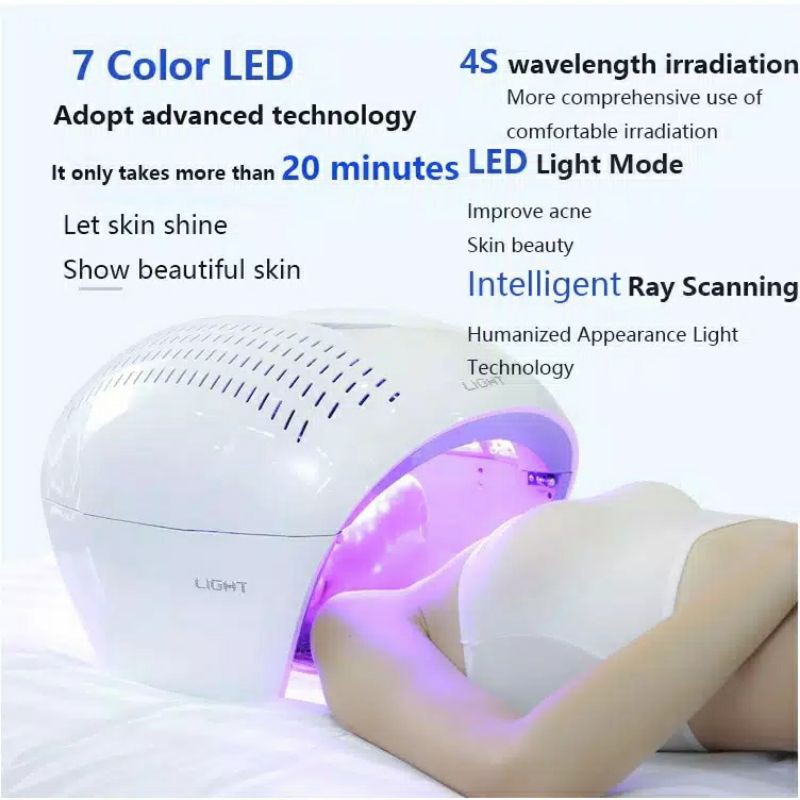 Masker Wajah lihgt LED Pdt Face Masker Light Pdt 7 Cholor Face Light Pdt