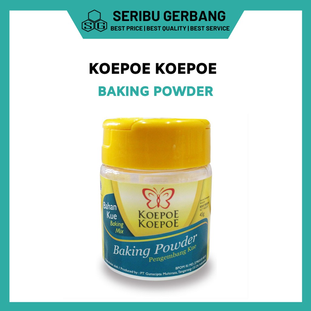 

KOEPOE BAKING POWDER 45GR KUPU BUBUK PENGEMBANG KUE NATRIUM