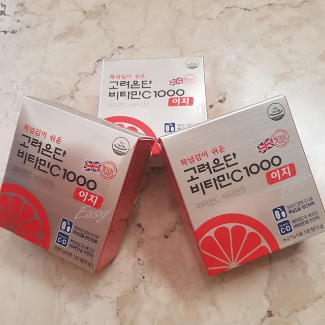 Eundan Korea vit C + D 120 tablet ready stock