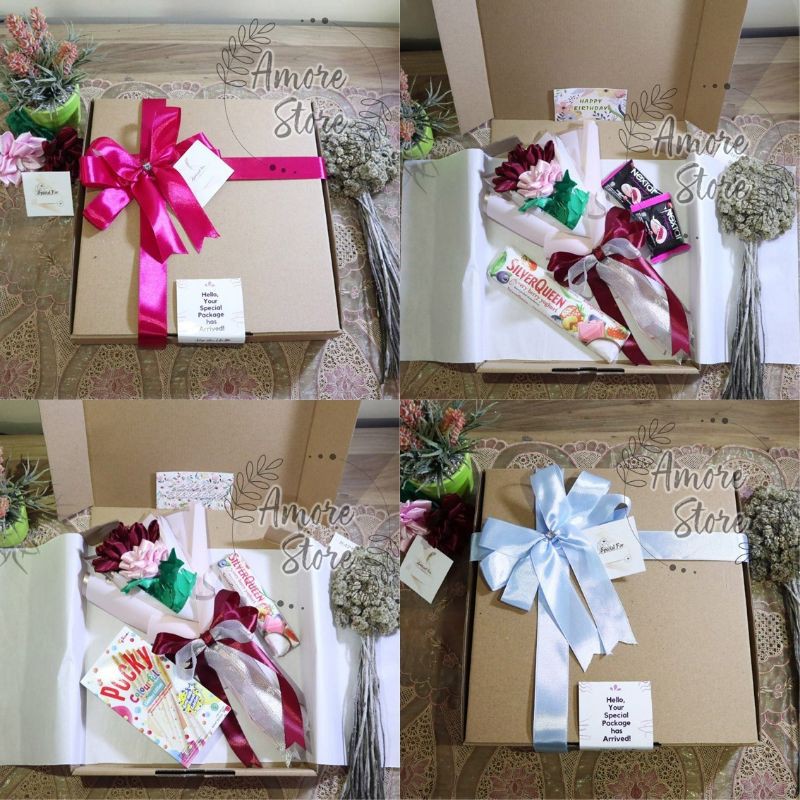

Buket Bunga Box, Gift Box, Hadiah Wisuda, Kado Valentine, Kado Ultah