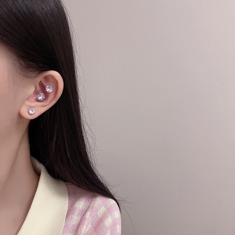 Anting Tusuk Gantung Magnetik Desain Simple Trendy Untuk Wanita