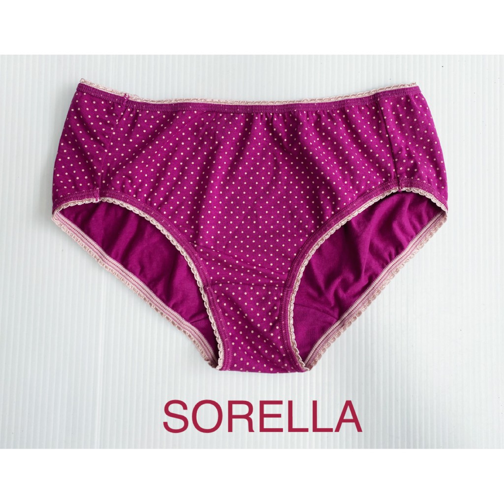 CELANA DALAM WANITA SORELLA 0767 - BAHAN KATUN - Size L