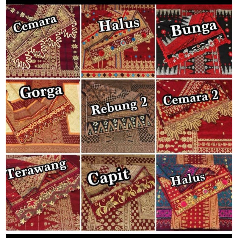 ongkos Bordir selendang dan jahit sarung