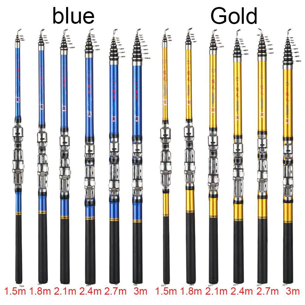 TOP Telescopic fishing rod Winter Sea Pole Carbon Material Retractable