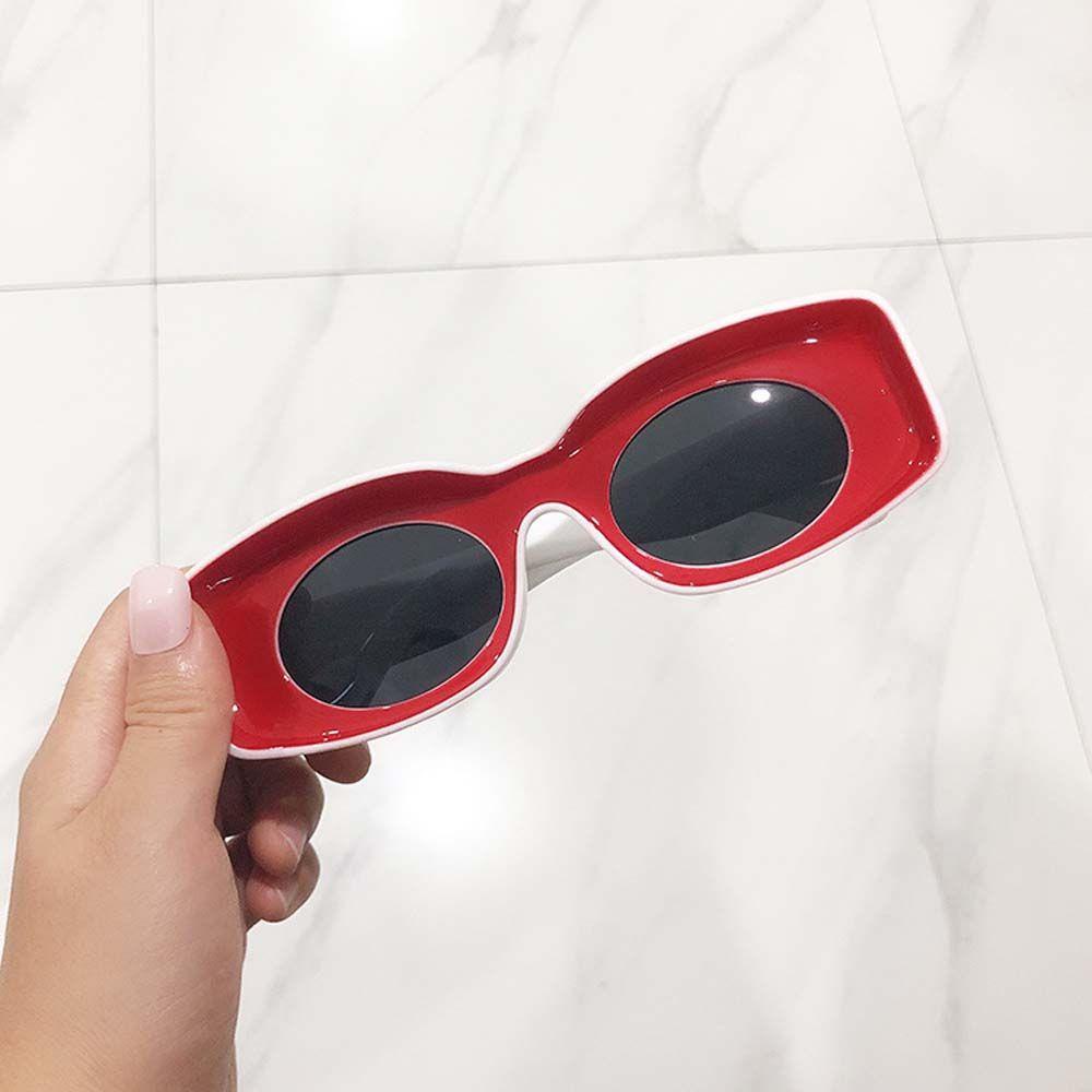 MXBEAUTY Multicolor Kacamata Hitam Trendy Anti UV Kacamata Matahari Bingkai Kecil Bulat Kacamata Matahari Pria Sunglasses