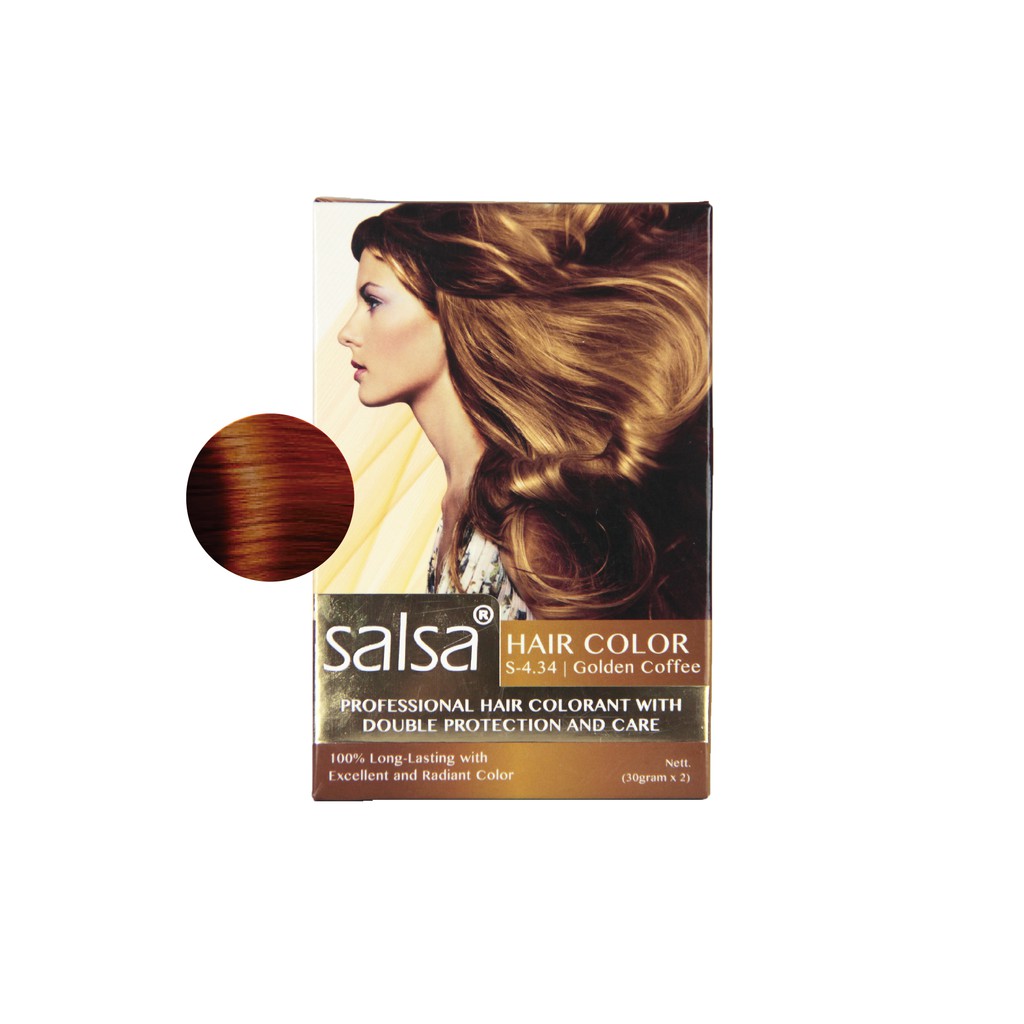 

SALSA Hair Color (S-4.34 GOLDEN COFFEE)