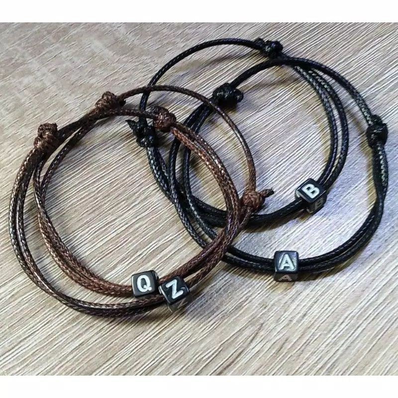 GELANG INISIAL GELANG HURUF A-S gelang baracelete korea pembelian 10 FREE 1 Gelang - BEST SELLER - HOT ITEM (COD) GELANG INISIAL GELANG VIRAL GELANG NAMA GELANG REQUEST NAMA GELANG MURAH GELANG INISIAL REQUEST NAMA KAMU GELANG AESTHETIC GELANG  HURUF