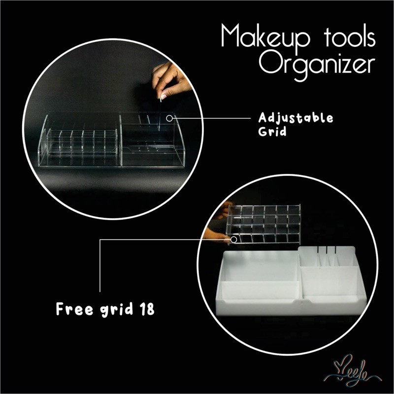 Makeup dan Parfum organizer storage bahan acrylic | Rak akrilik