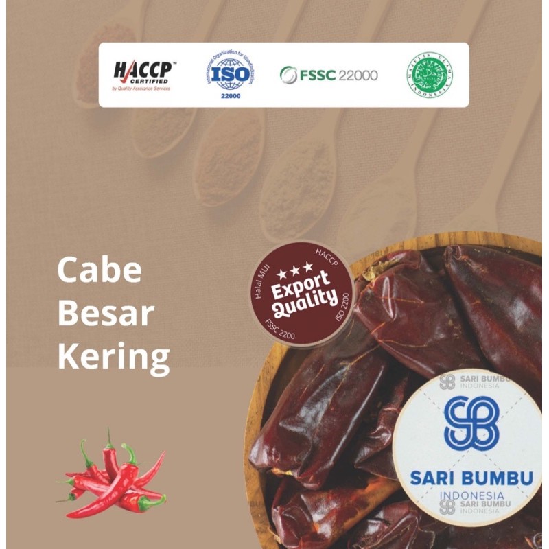 

Cabe Besar Kering/ Red Chili Dry 250gr