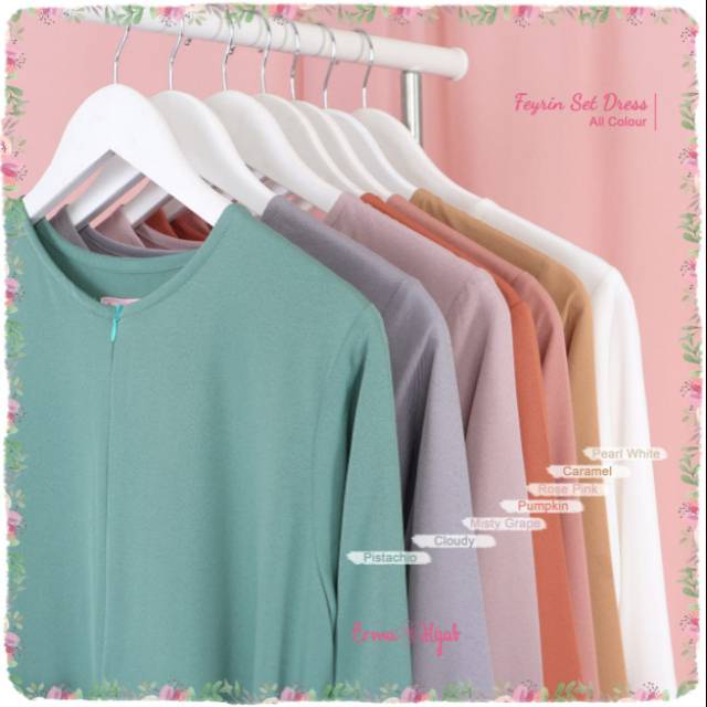 Feyrin set by Erma Hijab/gamis cantik