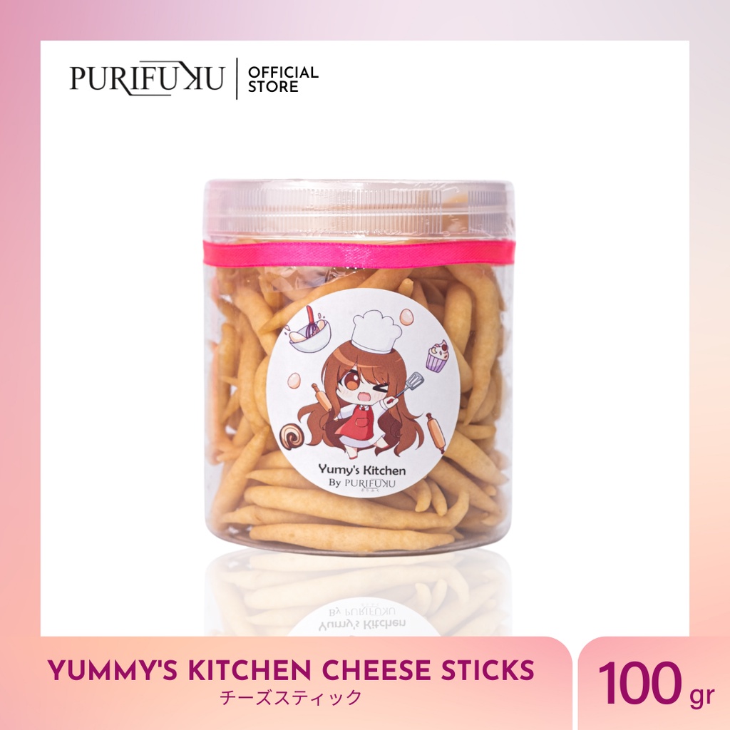 

Yumy's Kitchen Stik Keju PREMIUM Homemade Snack 100 gr - Telur Gabus Cheese Stick Lezat Sehat