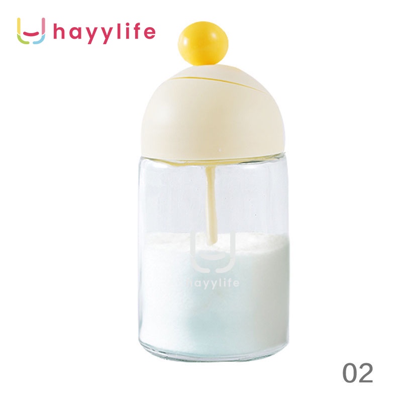 Select X Hayylife Botol Tempat Bumbu Dapur Dengan Sendok Serbaguna/ Seasoning Box Spice jar Spice Dispenser HL-ABB637