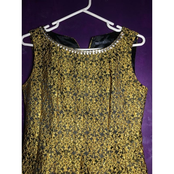 preloved-gold dress