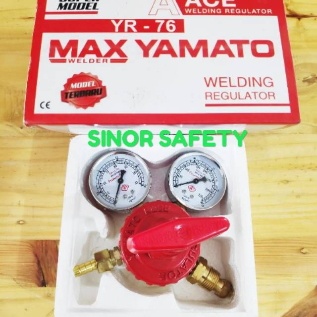 Original Regulator Las Acetylene MaxYamato Tabung Gas Acetylen Welding