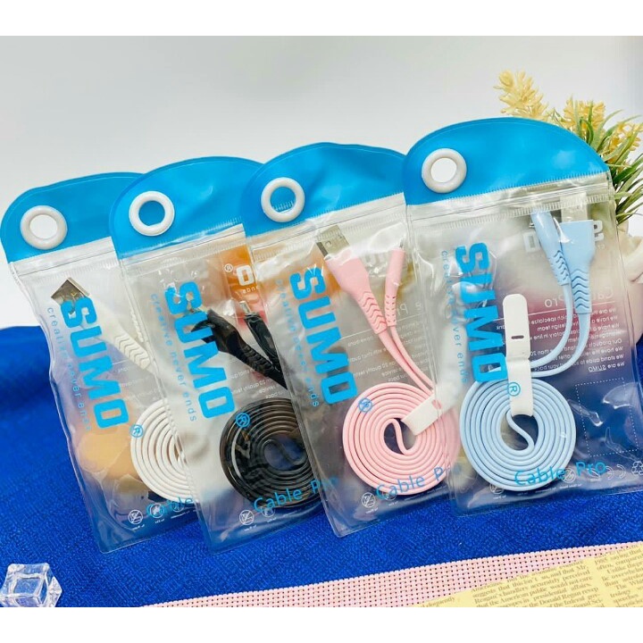 KABEL DATA SUMO SCU 100 BEST CABLE QUALITY MICRO USB WARNA WARNI MURAH
