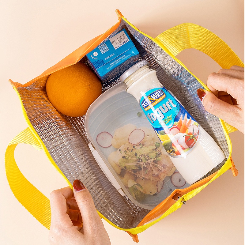 OVERFLOWS.ID Lunch Bag Tas Bekal Tempat Makan Cooler LunchBag Box Motif Anak Dewasa