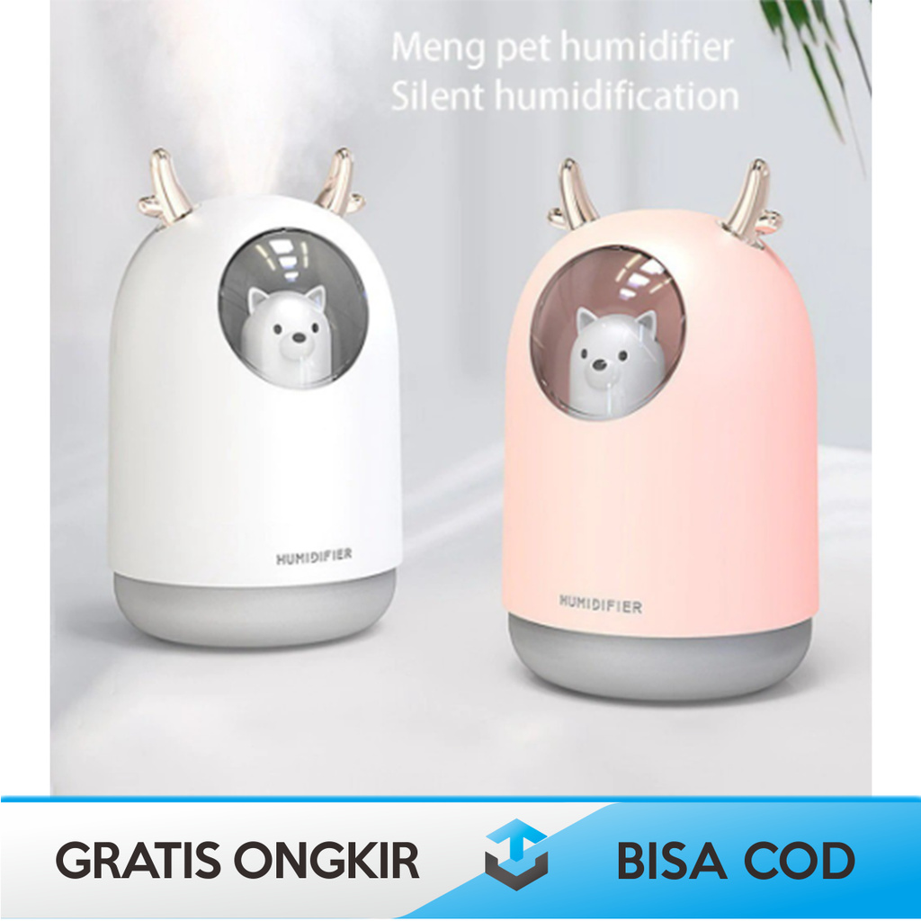 PET HUMIDIFIER AROMATERAPI ORIGINAL TAFFWARE HUMI M106 - OIL DIFFUSER HUMIDIFIER RGB TERMURAH