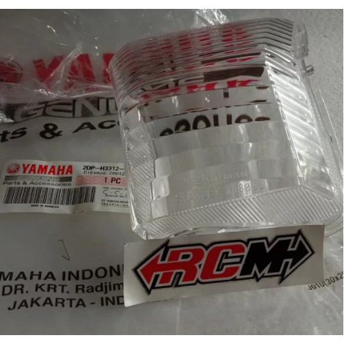 MIKA KACA LENSA MICA LENS FLASHER SEN SEIN RITING RETING KIRI DEPAN NMAX N MAX N-MAX ORI YAMAHA