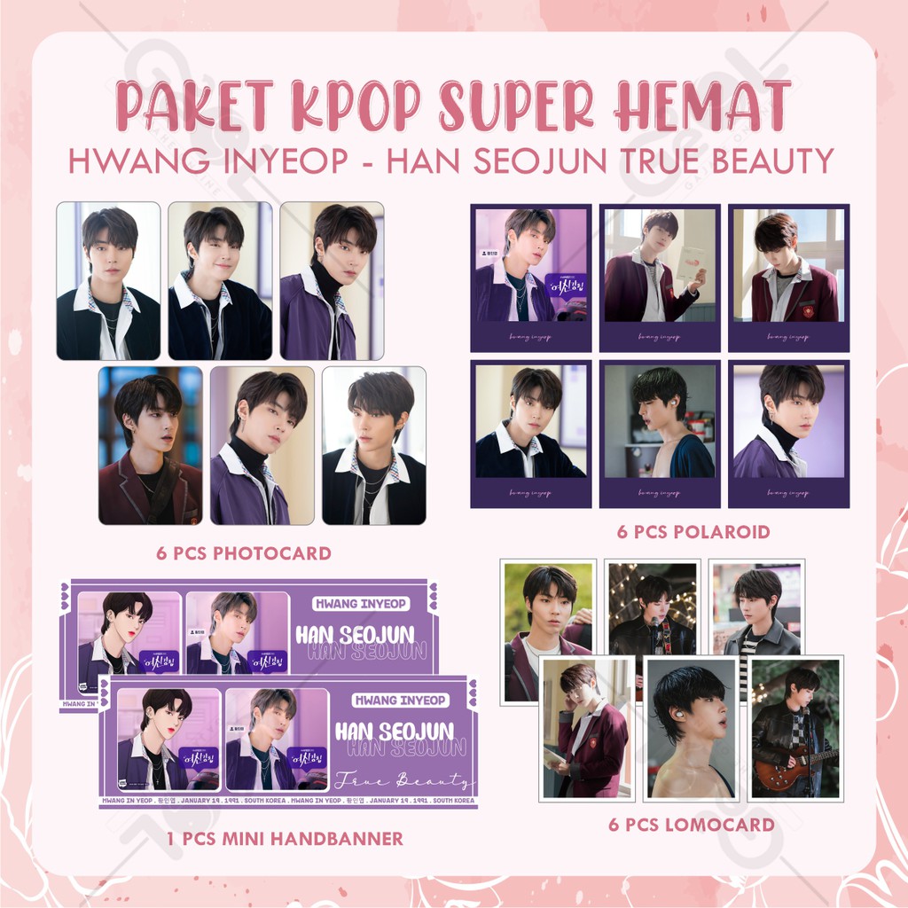 PAKET KPOP SUPER HEMAT 10K | HWANG INYEOP | HAN SEOJUN TRUE BEAUTY