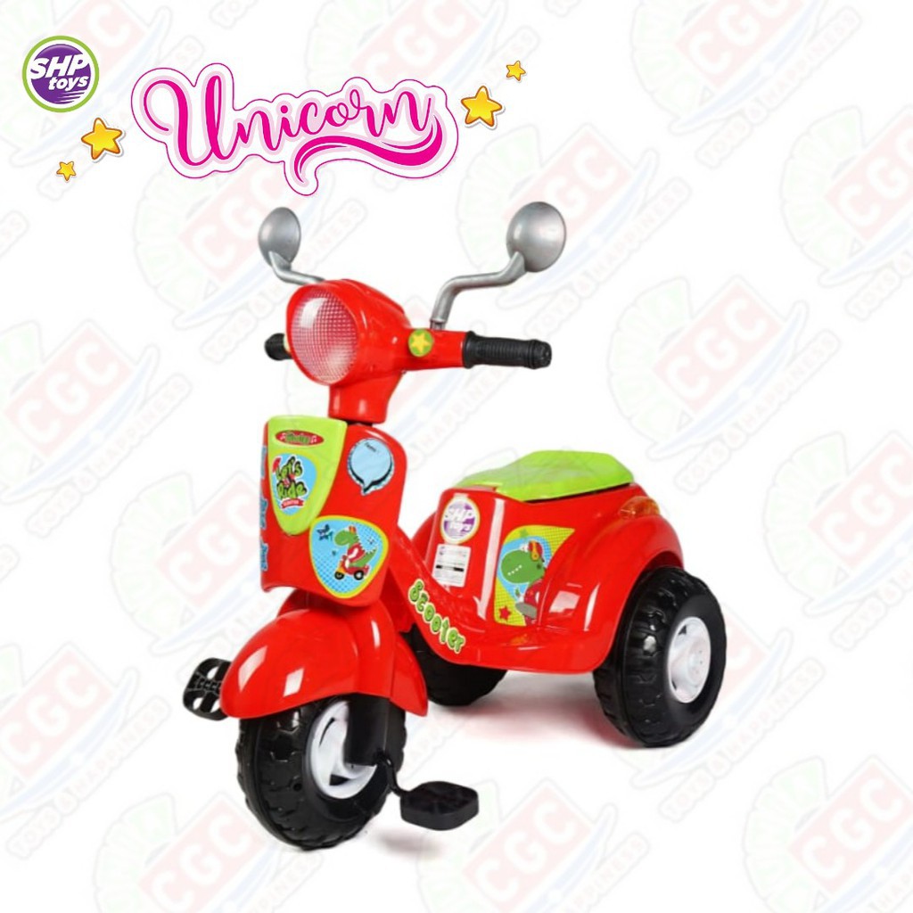 Mainan Scooter Dorong Sepeda Roda Tiga SHP-609