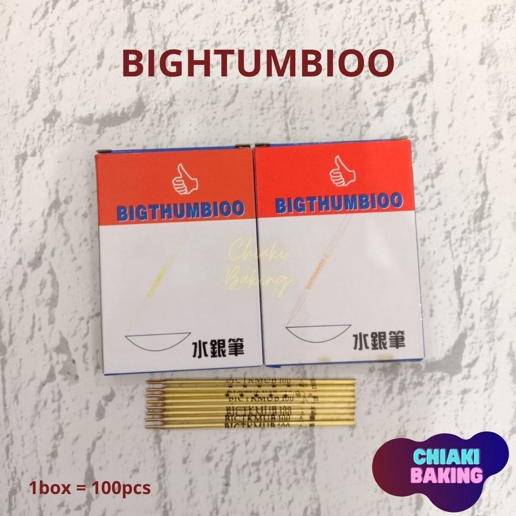 

BIGTHUMBIOO Silver Refill Pen Penanda Pola Kulit Sintetis Ori (1paket isi 5pcs)