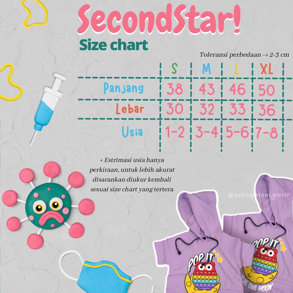 Baju Kaos Distro Hoodie Anak Laki laki Perempuan Premium Umur 1-12 Tahun Bahan Cotton -AMR104