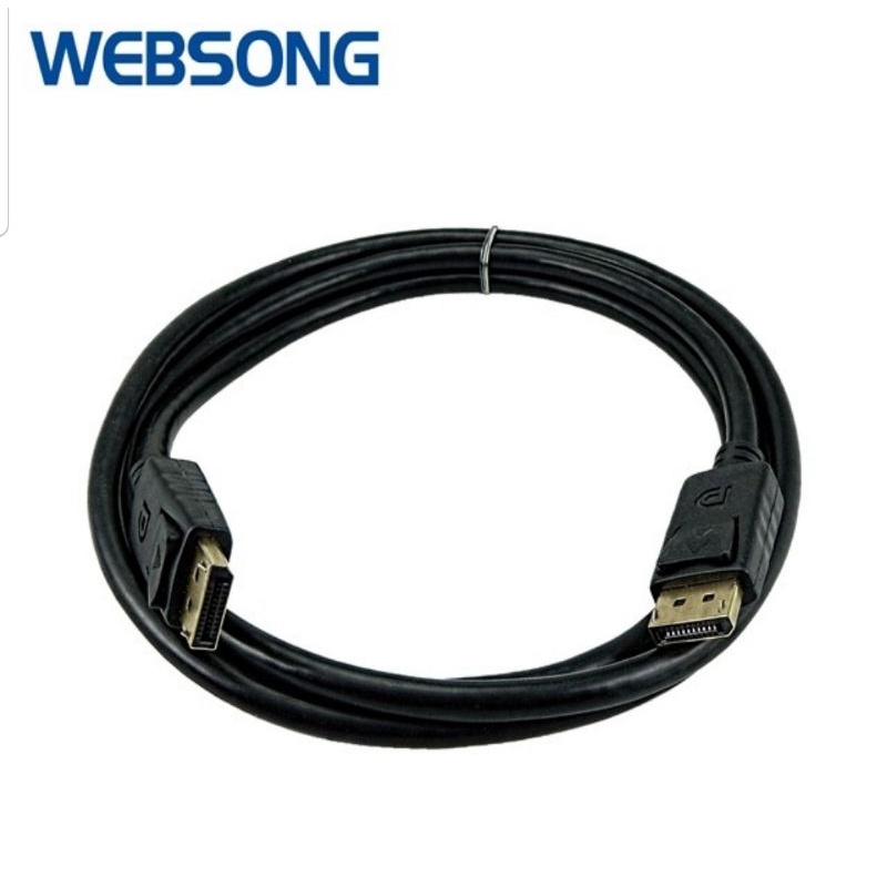 Kabel DisplayPort Male to Male 1.5M 3M 5M High Quality WEBSONG