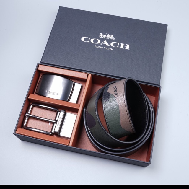 TERMURAH  Coach belt camo ORIGINAL