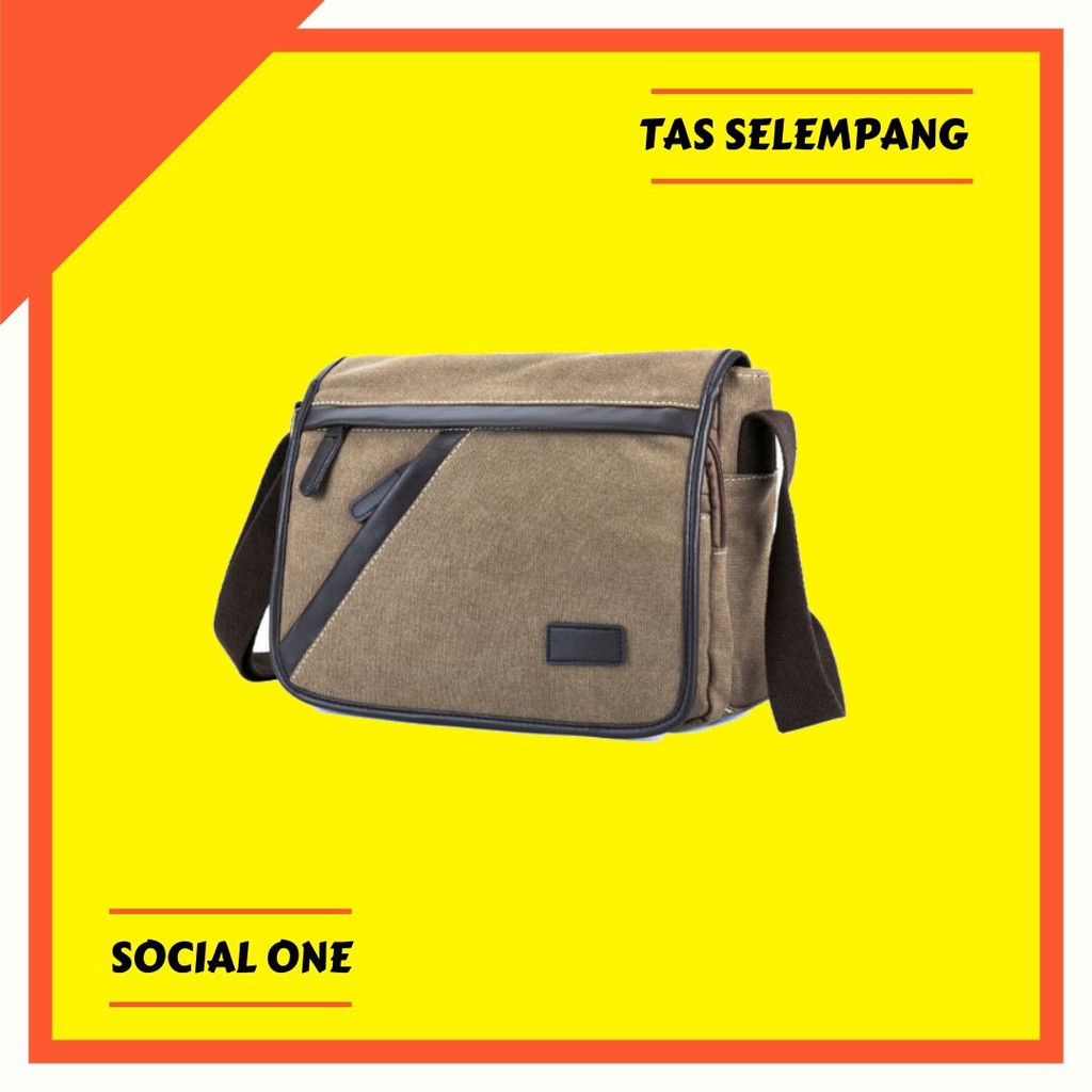 Tas Selempang Kanvas Pria Tas Kanvas Pria Tas Kanvas Tas Pria MODENA