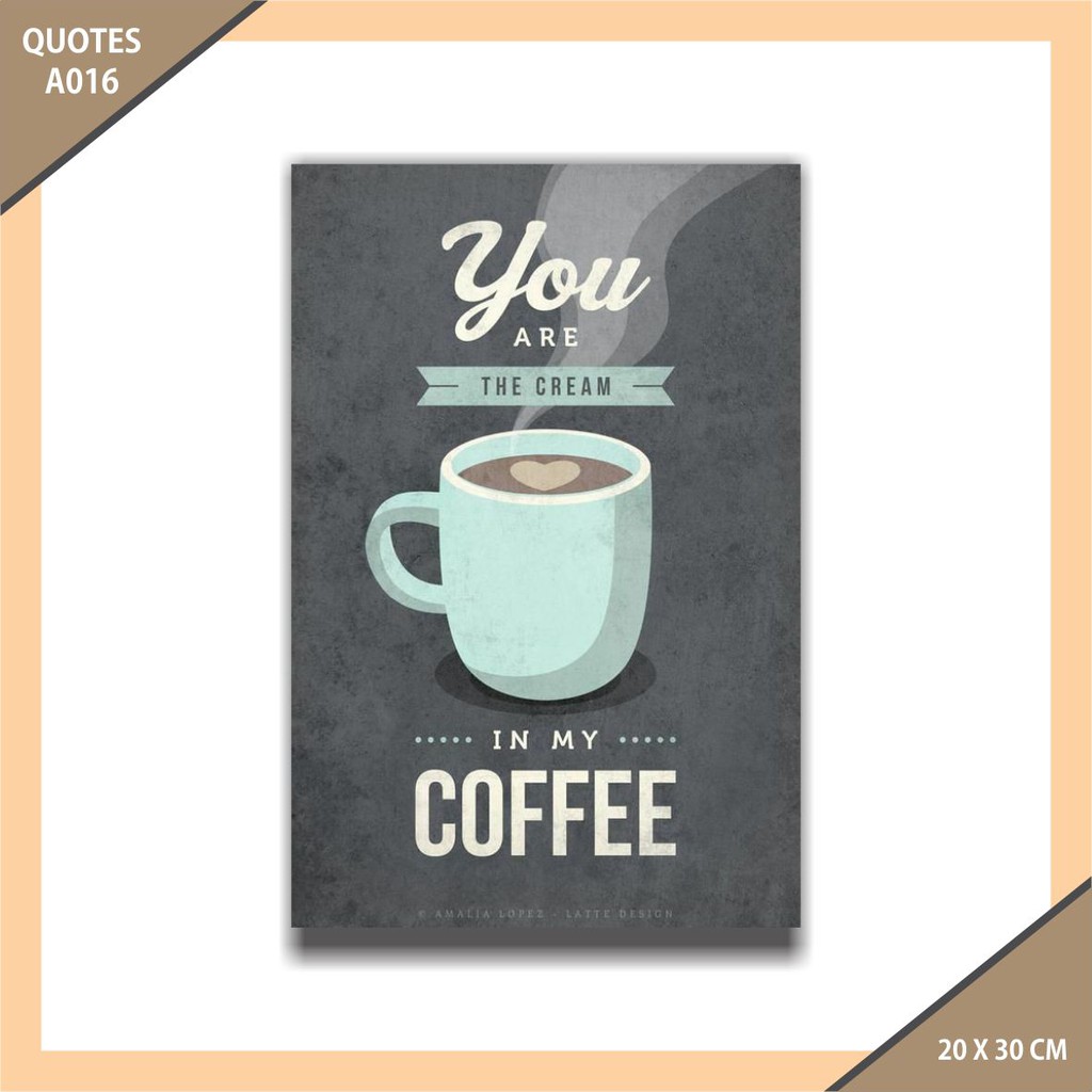 PAJANGAN DINDING POSTER KAYU QUOTES BIJAK ISLAMI HOME DECOR DEKORASI CAFE - 20X30CM - QUOTES A016