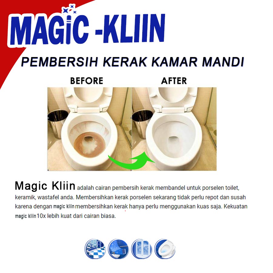 PROMO HEMAT Pembersih Kerak Toilet dan Kamar Mandi 1000ml 2pcs