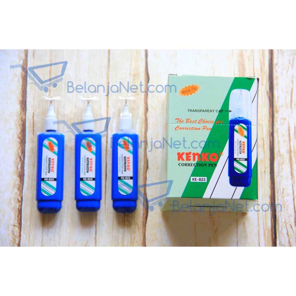 

Correction Pen (Tipex Cair) Kenko Tutup Transparan KE-823 [ECER 1 PCS]