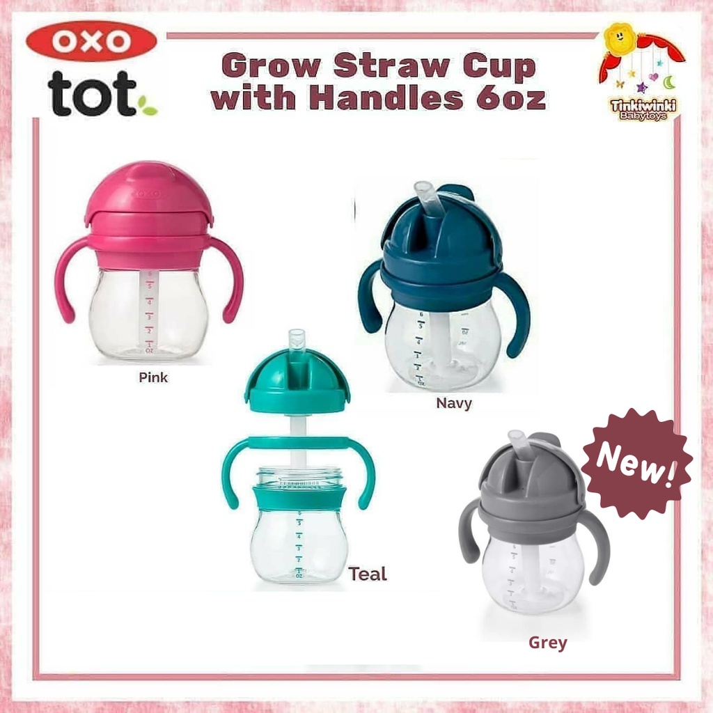 OXO TOT Grow Straw Cup With Handles 6oz