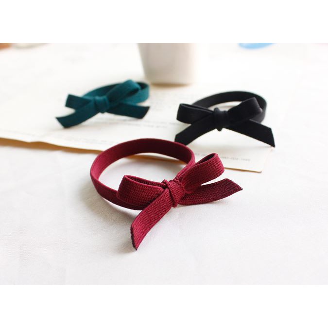 Karet Ikat Rambut Korea Elastis / Kunciran Karet - Aksesoris Fashion - Aksesoris Rambut-7