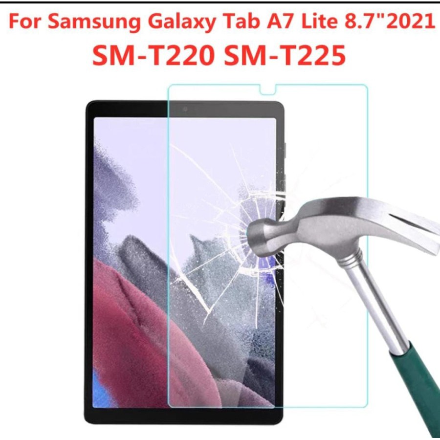 Tab Samsung A7 Lite T220 T225 Tempered Glass 9H Premium Anti Gores