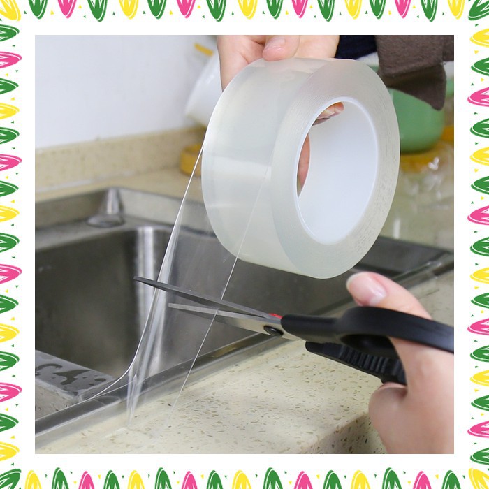 Alloet Lakban Waterproof Dapur Kitchen Sink Seal Tape YK-468 Transparent Grab Medan