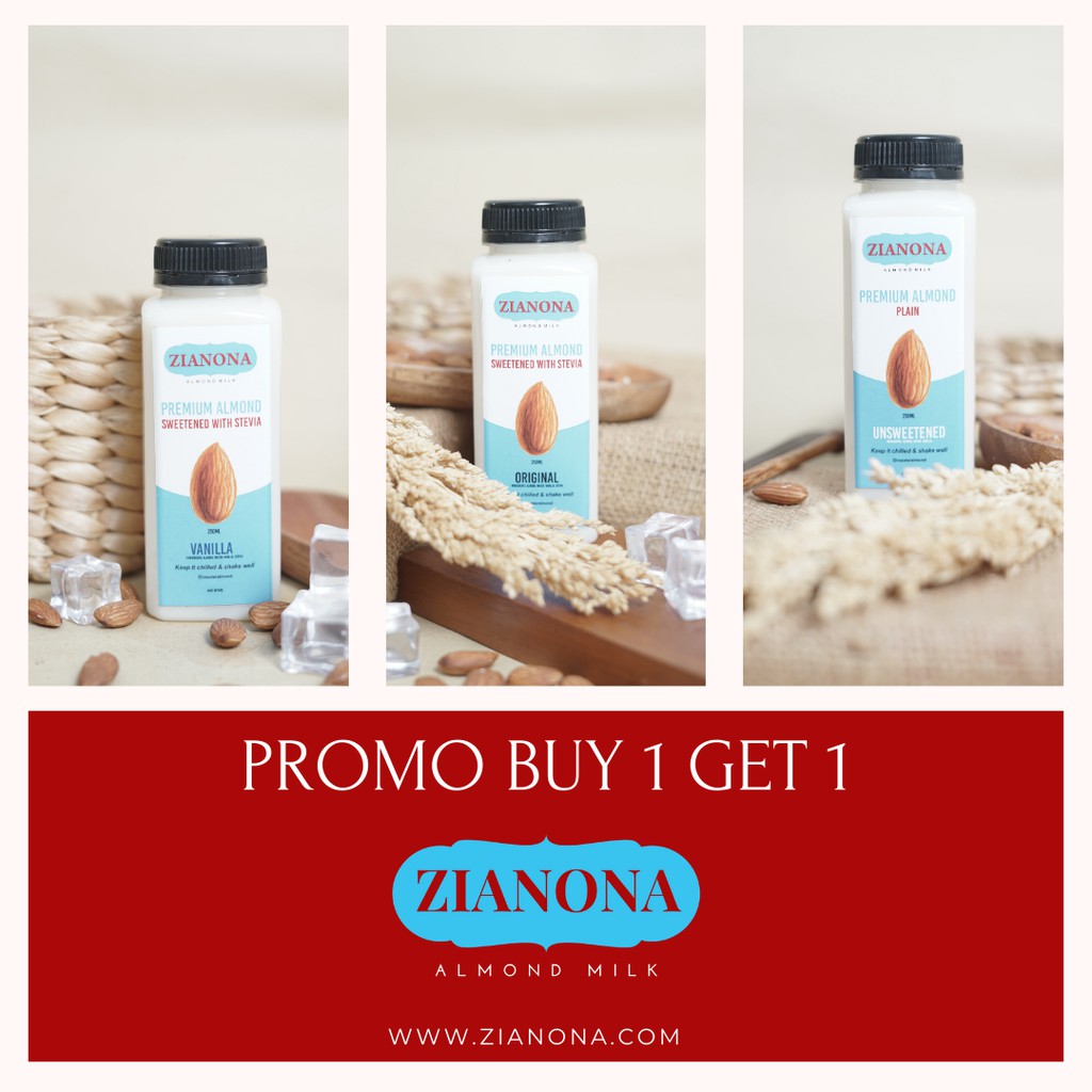 

Almond Milk ZIANONA (Promo buy 1 get 1)