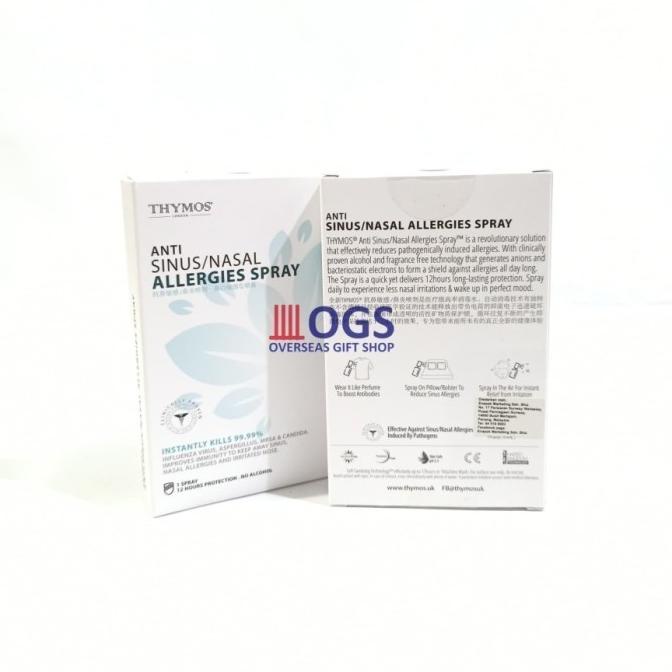 

Thymos Anti Sinus Nasal Allergies Spray Buatan UK London