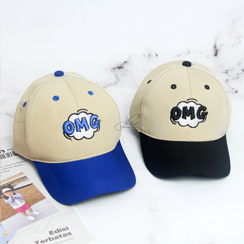 Jocoproduction - Topi Anak BASEBALL Premium Bordir OMG Awan