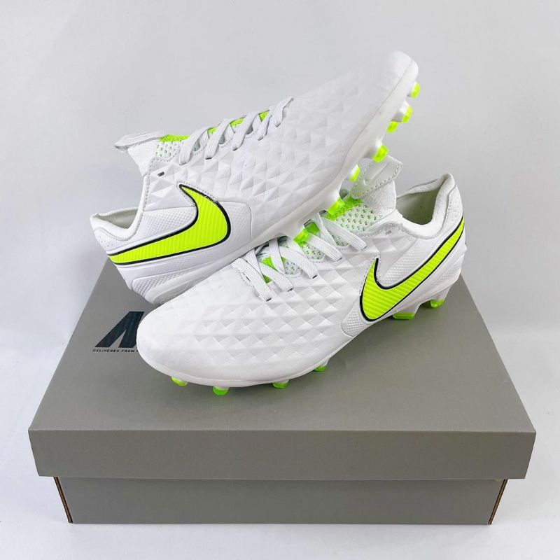 Sepatu Bola Bike Tiempo Legend 8 Elite White Volt FG