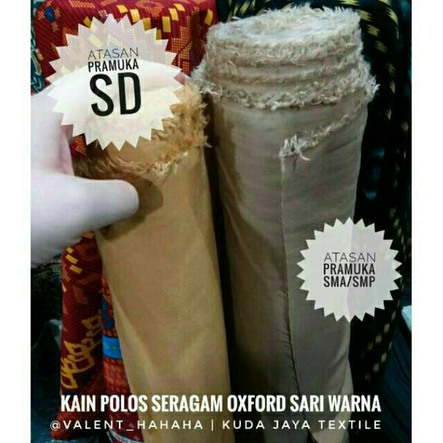 Kain Polos Oxford Sari Warna