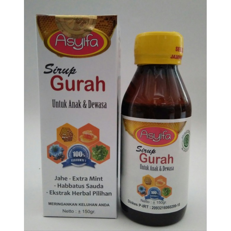 Sirup Gurah Asyifa - Gurah Alami Tanpa Rasa Sakit