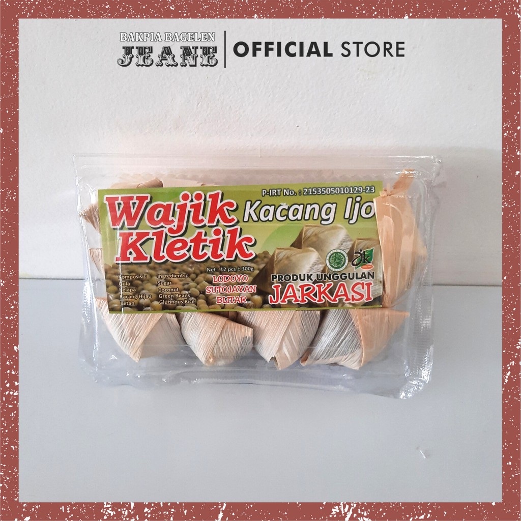 

wajik kletik rasa kacang hijau zarkasi