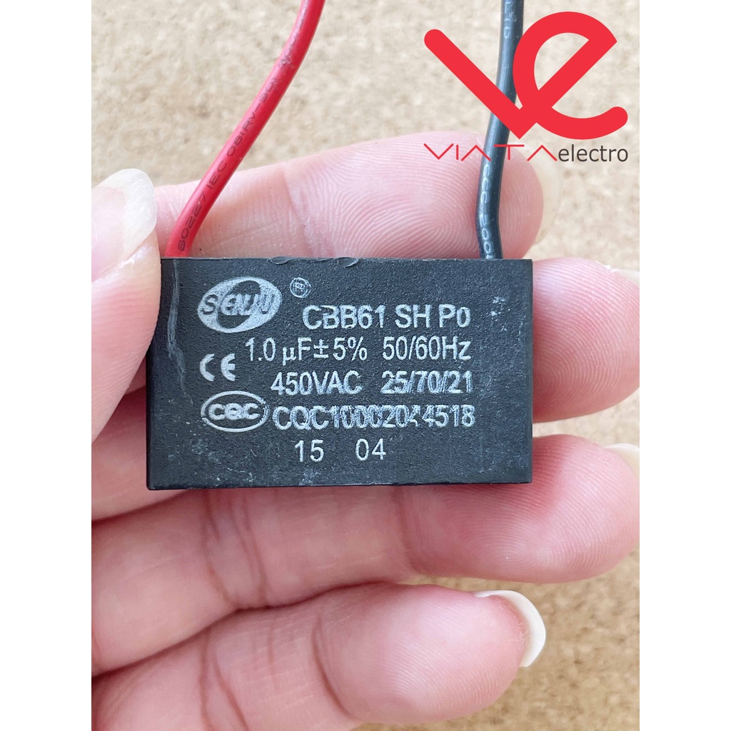 KAPASITOR KOTAK 1UF 450VAC CAPACITOR KOTAK AC, KIPAS